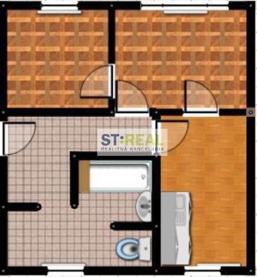 1izb byt na prvom poschod