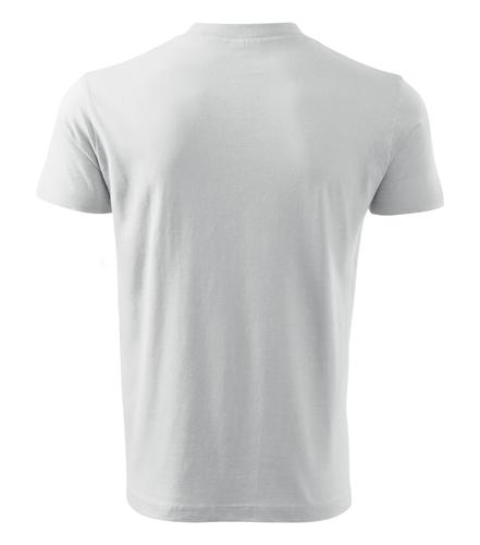 Tričko V-neck biela S
