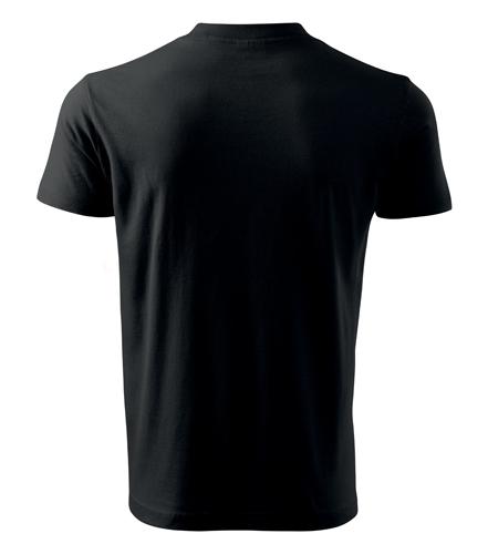 Tričko V-neck čierna L