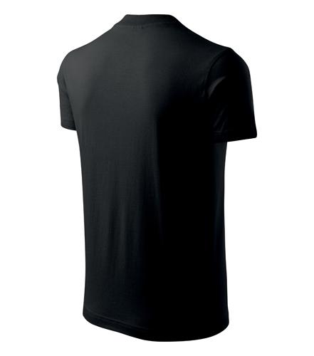 Tričko V-neck čierna L