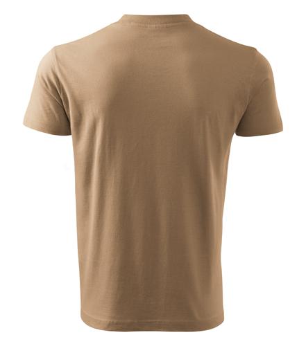 Tričko V-neck piesková 3X