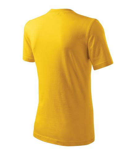 Tričko Heavy žltá 2XL