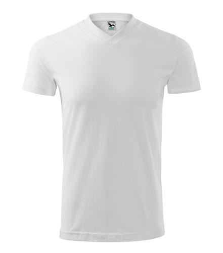 Tričko Heavy V-neck biela