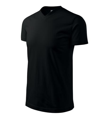 Tričko Heavy V-neck čierna S