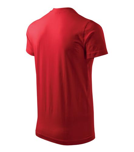 Tričko Heavy V-neck červe