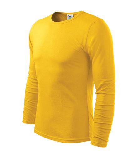 Tričko pánske FIT-T Long Sleeve žltá XL
