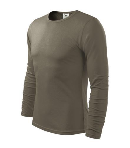 Tričko pánske FIT-T Long Sleeve army XL