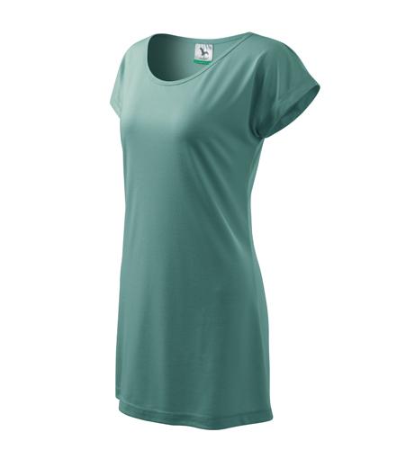 Love tričko/šaty dámske wasabi zelená 2XL