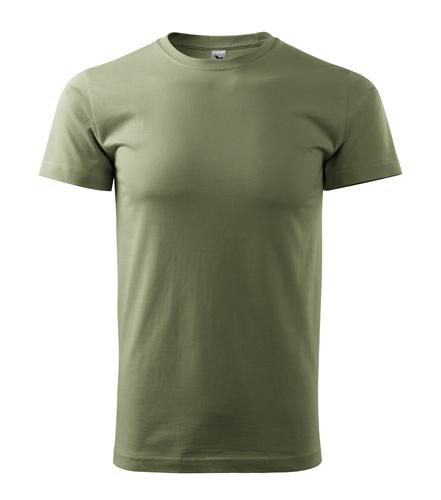 Tričko pánske Basic khaki