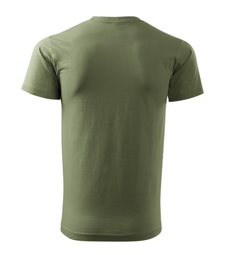 Tričko pánske Basic khaki