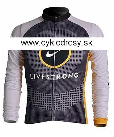 Dres s dlhým rukávom biely